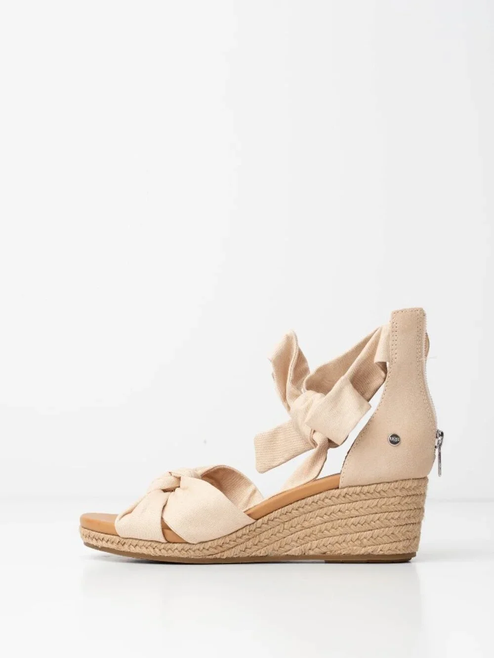 UGG Women's Yarrow Espadrille Wedge Sandals Size 8